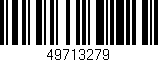 Código de barras (EAN, GTIN, SKU, ISBN): '49713279'