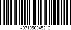 Código de barras (EAN, GTIN, SKU, ISBN): '4971850345213'