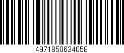 Código de barras (EAN, GTIN, SKU, ISBN): '4971850634058'