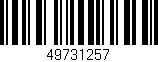 Código de barras (EAN, GTIN, SKU, ISBN): '49731257'