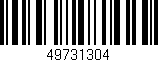 Código de barras (EAN, GTIN, SKU, ISBN): '49731304'