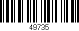 Código de barras (EAN, GTIN, SKU, ISBN): '49735'
