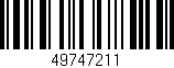 Código de barras (EAN, GTIN, SKU, ISBN): '49747211'