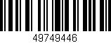 Código de barras (EAN, GTIN, SKU, ISBN): '49749446'
