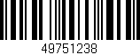 Código de barras (EAN, GTIN, SKU, ISBN): '49751238'