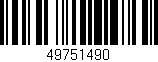 Código de barras (EAN, GTIN, SKU, ISBN): '49751490'
