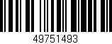 Código de barras (EAN, GTIN, SKU, ISBN): '49751493'