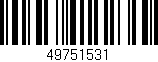 Código de barras (EAN, GTIN, SKU, ISBN): '49751531'
