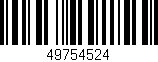 Código de barras (EAN, GTIN, SKU, ISBN): '49754524'