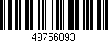 Código de barras (EAN, GTIN, SKU, ISBN): '49756893'