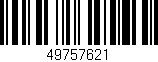 Código de barras (EAN, GTIN, SKU, ISBN): '49757621'