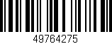 Código de barras (EAN, GTIN, SKU, ISBN): '49764275'