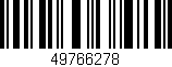 Código de barras (EAN, GTIN, SKU, ISBN): '49766278'