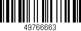 Código de barras (EAN, GTIN, SKU, ISBN): '49766663'