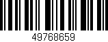 Código de barras (EAN, GTIN, SKU, ISBN): '49768659'