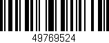 Código de barras (EAN, GTIN, SKU, ISBN): '49769524'