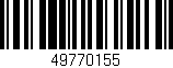 Código de barras (EAN, GTIN, SKU, ISBN): '49770155'