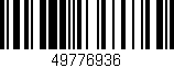 Código de barras (EAN, GTIN, SKU, ISBN): '49776936'