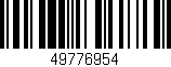 Código de barras (EAN, GTIN, SKU, ISBN): '49776954'