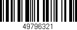 Código de barras (EAN, GTIN, SKU, ISBN): '49796321'