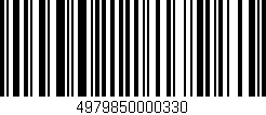 Código de barras (EAN, GTIN, SKU, ISBN): '4979850000330'
