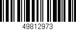 Código de barras (EAN, GTIN, SKU, ISBN): '49812973'