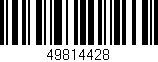 Código de barras (EAN, GTIN, SKU, ISBN): '49814428'