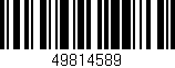 Código de barras (EAN, GTIN, SKU, ISBN): '49814589'