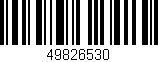 Código de barras (EAN, GTIN, SKU, ISBN): '49826530'
