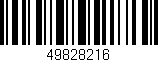 Código de barras (EAN, GTIN, SKU, ISBN): '49828216'