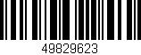 Código de barras (EAN, GTIN, SKU, ISBN): '49829623'