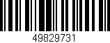 Código de barras (EAN, GTIN, SKU, ISBN): '49829731'