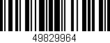 Código de barras (EAN, GTIN, SKU, ISBN): '49829964'