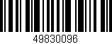 Código de barras (EAN, GTIN, SKU, ISBN): '49830096'