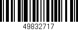 Código de barras (EAN, GTIN, SKU, ISBN): '49832717'
