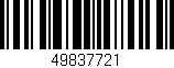 Código de barras (EAN, GTIN, SKU, ISBN): '49837721'