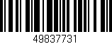 Código de barras (EAN, GTIN, SKU, ISBN): '49837731'