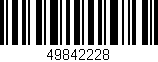 Código de barras (EAN, GTIN, SKU, ISBN): '49842228'