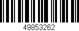Código de barras (EAN, GTIN, SKU, ISBN): '49853262'