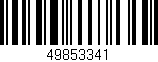 Código de barras (EAN, GTIN, SKU, ISBN): '49853341'