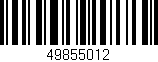 Código de barras (EAN, GTIN, SKU, ISBN): '49855012'