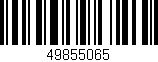 Código de barras (EAN, GTIN, SKU, ISBN): '49855065'