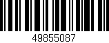 Código de barras (EAN, GTIN, SKU, ISBN): '49855087'
