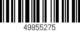 Código de barras (EAN, GTIN, SKU, ISBN): '49855275'