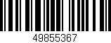 Código de barras (EAN, GTIN, SKU, ISBN): '49855367'