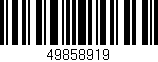 Código de barras (EAN, GTIN, SKU, ISBN): '49858919'