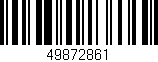 Código de barras (EAN, GTIN, SKU, ISBN): '49872861'