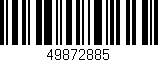 Código de barras (EAN, GTIN, SKU, ISBN): '49872885'