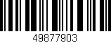 Código de barras (EAN, GTIN, SKU, ISBN): '49877903'