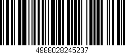 Código de barras (EAN, GTIN, SKU, ISBN): '4988028245237'